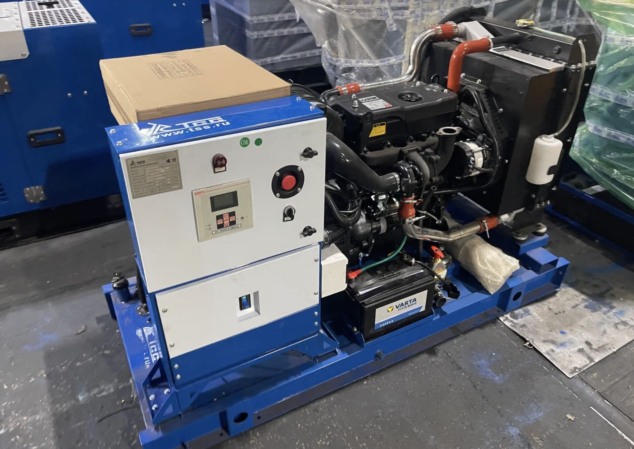 Дизельный генератор ТСС АД-16С-Т400-1РМ19 открытый, 16 кВт, TSS Diesel с АВР